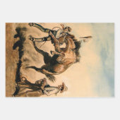 “Mule” Westerse kunst van Will James Inpakpapier Vel (Voorkant)