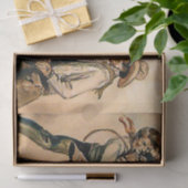 “Mule” Westerse kunst van Will James Tissuepapier (Geschenk)