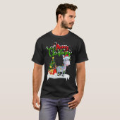 Mule Xmas Decorations Santa Mule Christmas T-shirt (Voorkant volledig)