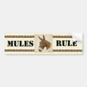 Mules Rule Bumper Sticker (Voorkant)