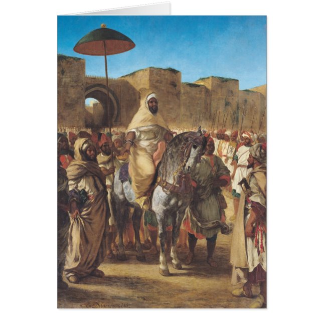 Muley Abd-ar-Rhaman , de sultan van Marokko (Voorkant)