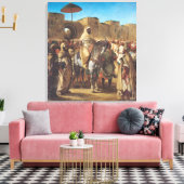 Muley Abd-ar-Rhaman , de sultan van Marokko Canvas Afdruk (Insitu (Woonkamer))