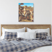 Muley Abd-ar-Rhaman , de sultan van Marokko Canvas Afdruk (Insitu (Slaapkamer))