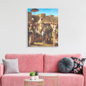 Muley Abd-ar-Rhaman , de sultan van Marokko Canvas Afdruk (Insitu (Woonkamer))