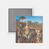 Muley Abd-ar-Rhaman , de sultan van Marokko Magneet (Voorkant / Achterkant)