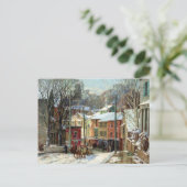 Mulhaupt - Winter in Gloucester Briefkaart (Staand voorkant)