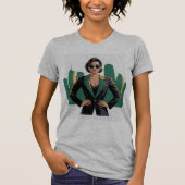 Mulher Chefe Brasileira Boss Lady Camiseta Empoder T-shirt (Voorkant)
