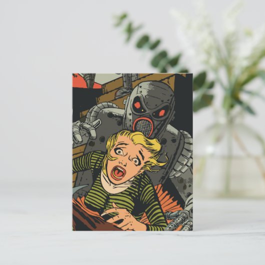 Mulher em fuga briefkaart (Staand voorkant)