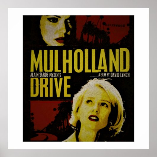 MULHOLLAND DRIVE DAVID LYNCH POSTER (Voorkant)