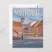 Mulhouse Photo Vintage Briefkaart (Voorkant / Achterkant)