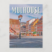 Mulhouse Photo Vintage Briefkaart (Voorkant)