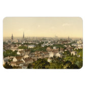 Mulhouse uit het zuiden, Elzas, Frankrijk Magneet (Horizontaal)