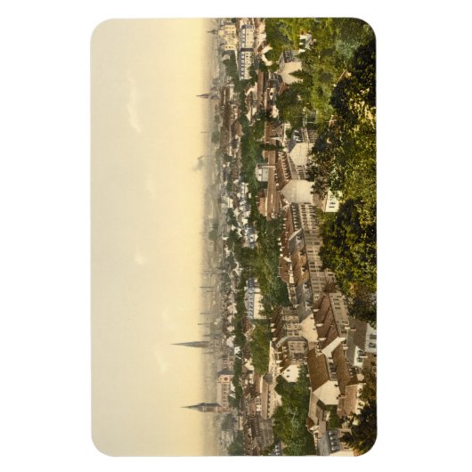 Mulhouse uit het zuiden, Elzas, Frankrijk Magneet (Verticaal)