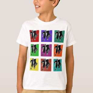 Muli-Colored het Net van het Lusje T-shirt