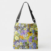 MULITCOLORED FLORAL ACHGROUND PATROON CROSSBODY TAS (Voorkant)