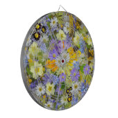 MULITCOLORED FLORAL ACHGROUND PATROON DARTBORD (Voorkant Links)