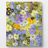 MULITCOLORED FLORAL ACHGROUND PATROON FOTOPLAAT (Voorkant)