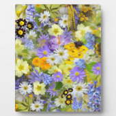 MULITCOLORED FLORAL ACHGROUND PATROON FOTOPLAAT (Voorkant)