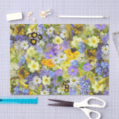 MULITCOLORED FLORAL ACHGROUND PATROON TISSUEPAPIER (Craft)