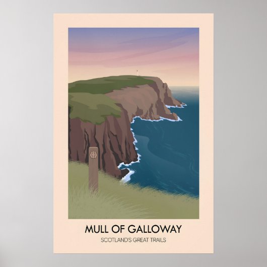 Mull of Galloway Scotland's Great Trails Poster (Voorkant)