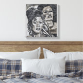 MULLATO BEAUTY canvas Afdruk (Insitu (Slaapkamer))