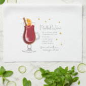 Mulled-kerstrecept voor Wijnkerst Theedoek (Gevouwen)