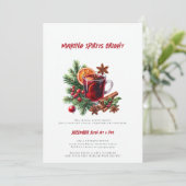 Mulled wijn maken gedistilleerde dranken Bright Ch Kaart (Staand voorkant)