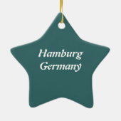 Mulled Wine Booth in Hamburg Keramisch Ornament (Achterkant)