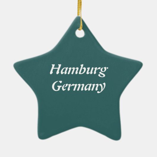 Mulled Wine Booth in Hamburg Keramisch Ornament (Achterkant)