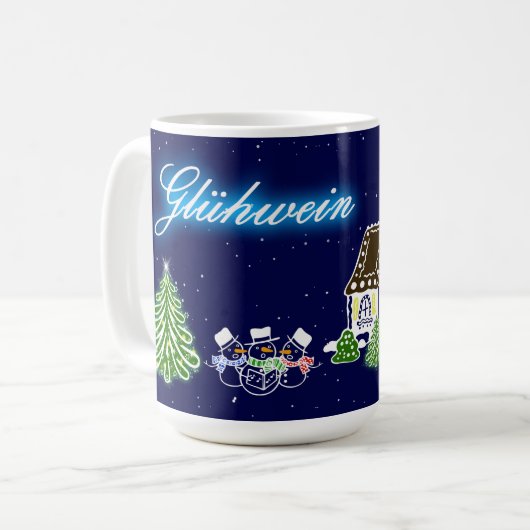 Mulled Wine Mok / Glühwein (Voorkant links)