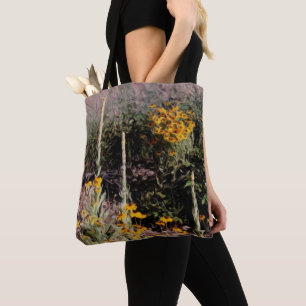 Mulleins Black Eyed Susan Bloemen Schilderen Tote Bag