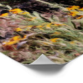 Mulleins Black Eyed Susan Flowers Poster (Hoek)