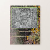 Mulleins Black Eyed Susan Flowers Uw foto toevoege Legpuzzel (Verticaal)