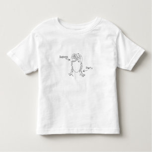 Mullet-anatomie Kinder Shirts