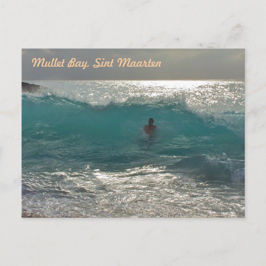 Mullet Bay, SXM Briefkaart (Voorkant)