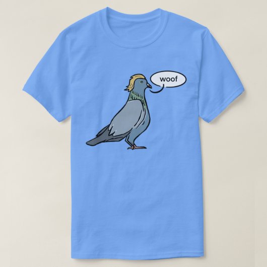 Mullet-duif T-shirt (Design voorkant)