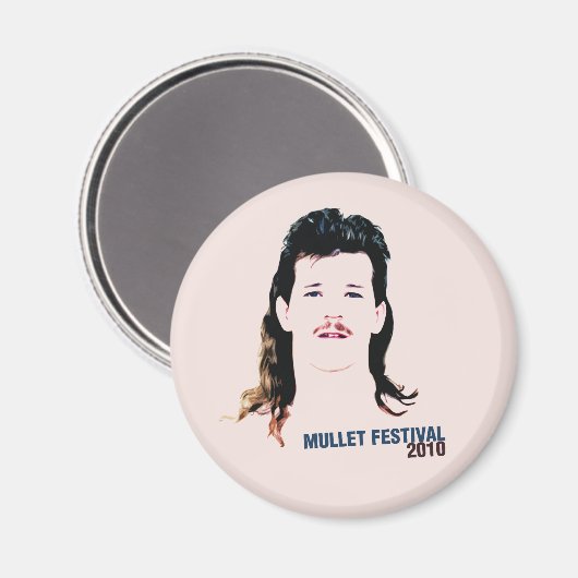 Mullet Festival 2010 Magneet (Voorkant / Achterkant)