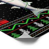 Mullet Fish Lover Matching Ugly Mullet Christmas T Poster (Hoek)