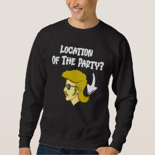 Mullet Hairdo-locatie van de partij Rednek Trui