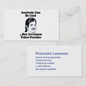 Mullet, iedereen kan cool zijn, maar geweldige... visitekaartje (Voorkant / Achterkant)