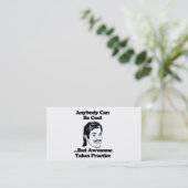 Mullet, iedereen kan cool zijn, maar geweldige... visitekaartje (Staand voorkant)