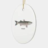 Mullet-Logo Keramisch Ornament (Links)