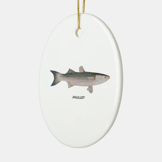Mullet-Logo Keramisch Ornament (Links)