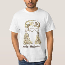 Mullet Madness Witte Mannen Waarde Tshirt