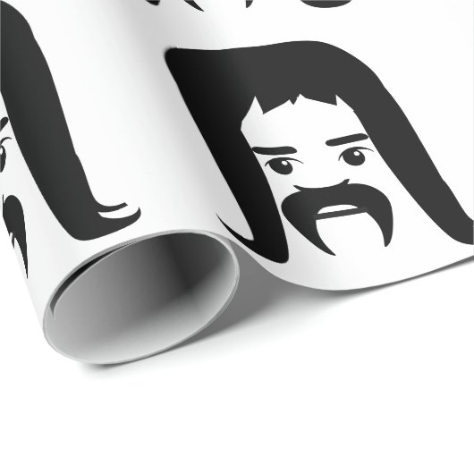 Mullet Party Cadeaupapier (Rol Hoek)