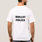Mullet-politie T-shirt (Achterkant)