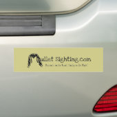 Mullet Sighting (.com) Bumpersticker (Op auto)