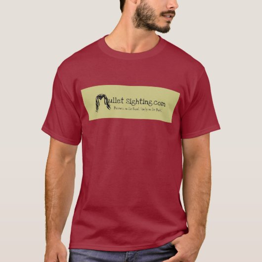 Mullet Sighting.com T-shirt (Voorkant)