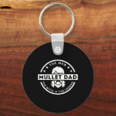 Mullet Vader Gezegde Het Man De mythe De legende Sleutelhanger (Voorkant)