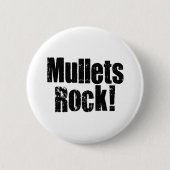Mullets-regel Ronde Button 5,7 Cm (Voorkant)
